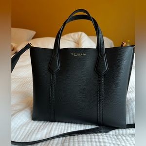 Tory Burch SMALL PERRY TRIPLE-COMPARTMENT TOTE BAG excellent condition